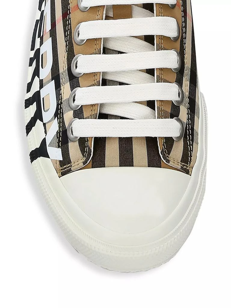 商品Burberry|Jack Vintage Check Canvas Sneakers,价格¥4873,第4张图片详细描述