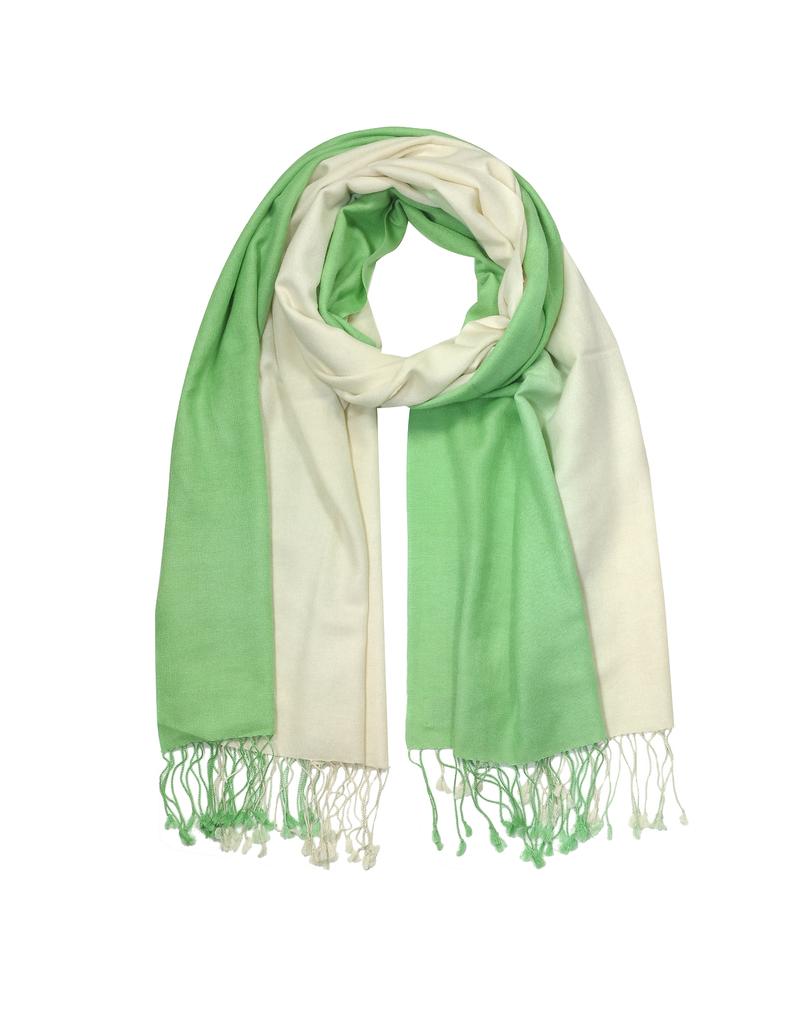 绿色羊绒围巾商品第1张图片规格展示