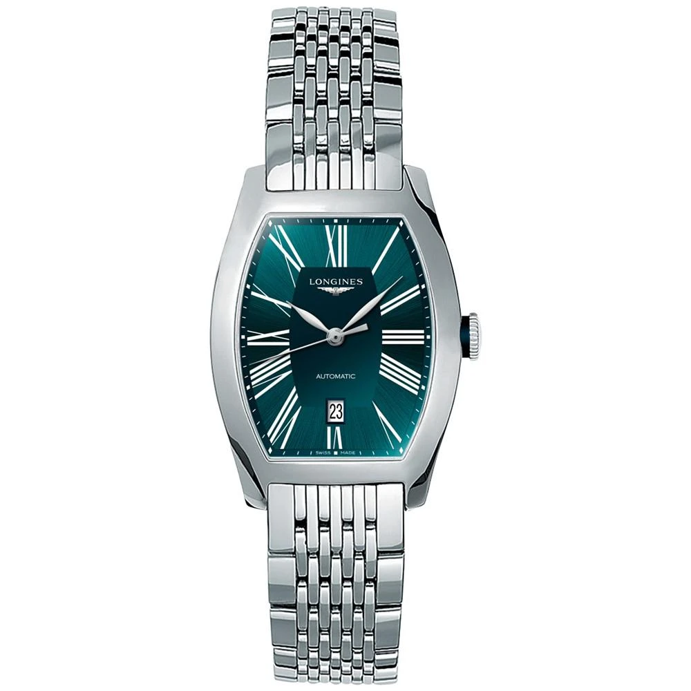 商品Longines|Women's Swiss Automatic Evidenza Stainless Steel Bracelet Watch 26x31mm,价格¥16519,第1张图片