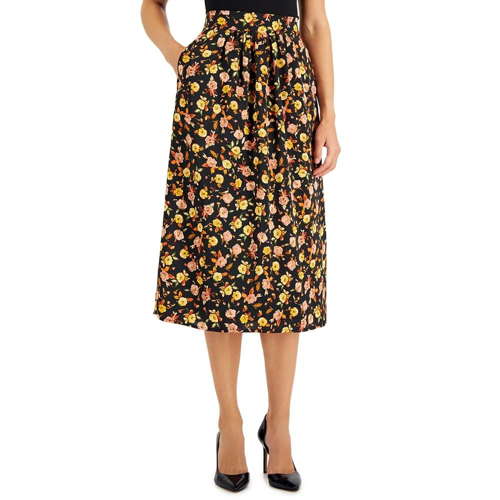 商品Tahari|Women's Floral-Print Midi Skirt,价格¥200,第1张图片