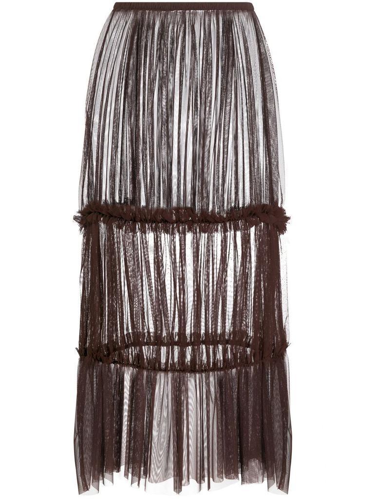 商品MAISON MARGIELA|MM6 MAISON MARGIELA - Long Skirt,价格¥5099,第1张图片