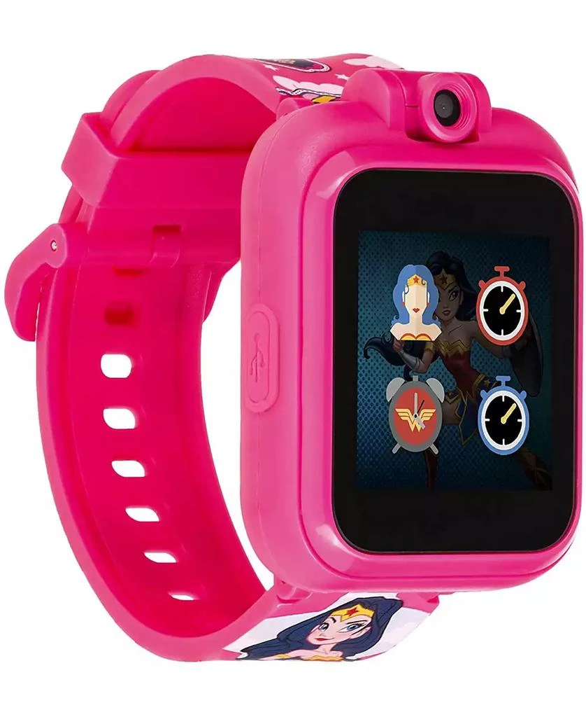 商品iTouch|Unisex Playzoom DC Comics Fuchsia Silicone Strap Kids Smartwatch,价格¥561,第1张图片