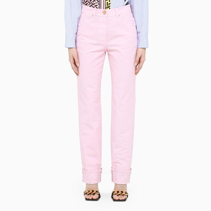 Pink regular jeans商品第1张图片规格展示