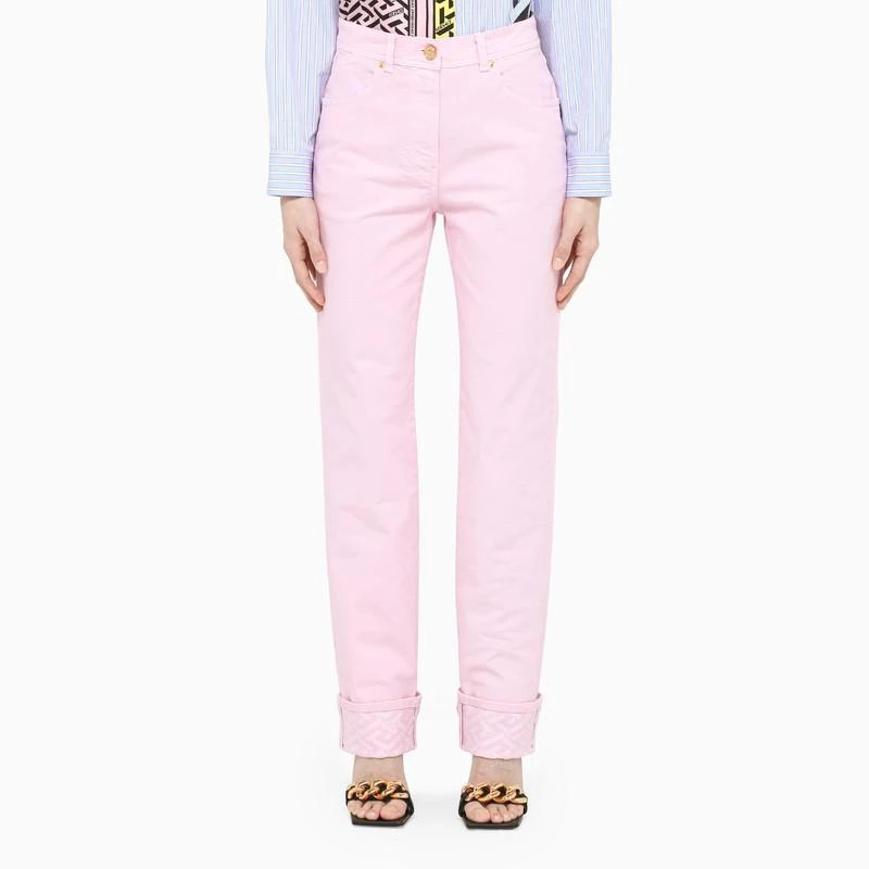 商品Versace|Pink regular jeans,价格¥1714,第1张图片