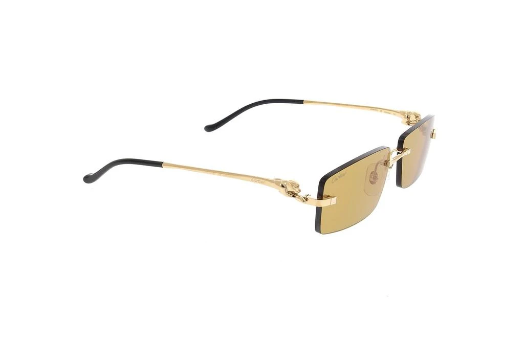 商品Cartier|Cartier Rectangular Frame Sunglasses,价格¥8565,第2张图片详细描述