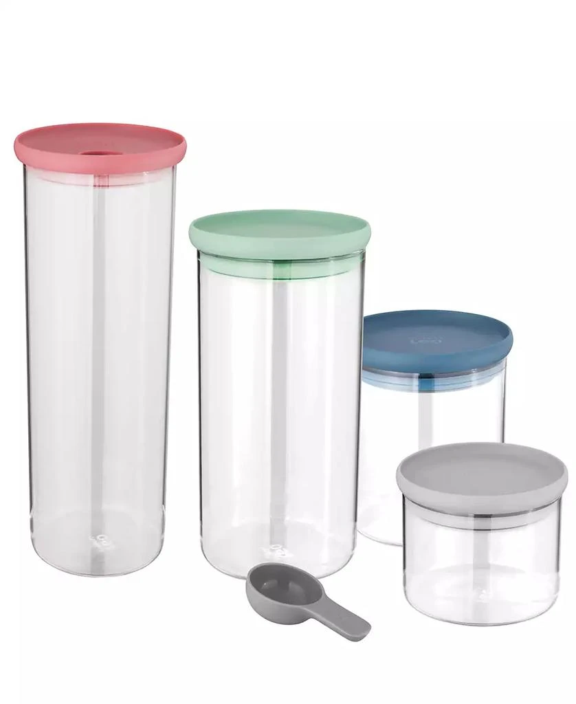 商品BergHOFF|Leo Collection 4-Pc. Covered Container Set and Scoop,价格¥677,第1张图片