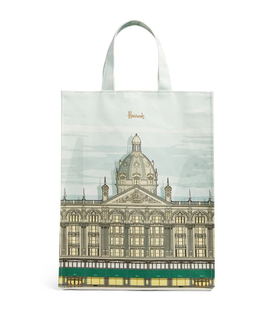 商品Harrods|Medium Architectural Building Shopper Bag,价格¥373,第1张图片