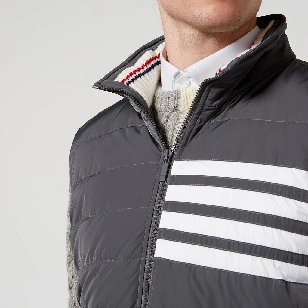 商品Thom Browne|Thom Browne 4-Bar Down-filled Shell Ski Gilet,价格¥8223,第4张图片详细描述