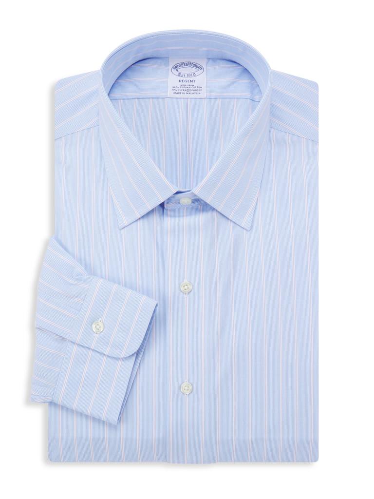 Brooks Brothers | Regent-Fit Supima Cotton & Lycra Striped Dress Shirt 295.33元 商品图片