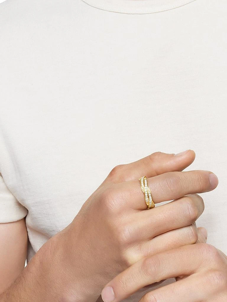 商品David Yurman|DY Helios⿢ Band Ring in 18K Yellow Gold,价格¥40602,第2张图片详细描述