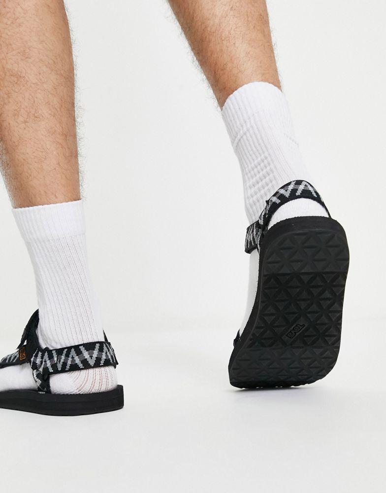Teva original universal sandals in black and grey商品第4张图片规格展示
