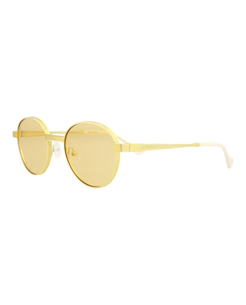 商品Gucci|Round-Frame Metal Sunglasses,价格¥1339,第2张图片详细描述