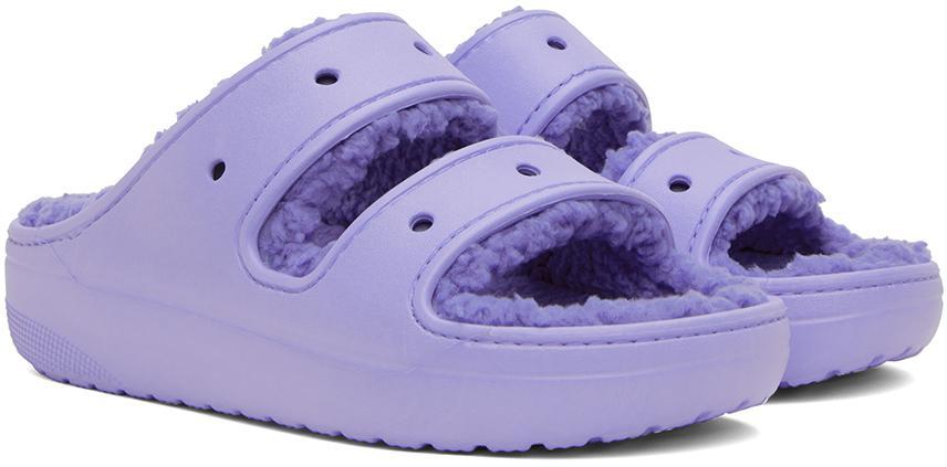 商品Crocs|Blue Classic Cozzzy Sandals,价格¥447,第6张图片详细描述
