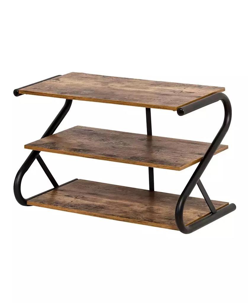 商品Honey Can Do|Rustic 3-Level Shoe Rack,价格¥670,第3张图片详细描述