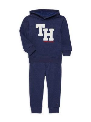 商品Tommy Hilfiger|​Baby Boy’s 2-Piece Fleece Hoodie & Joggers Set,价格¥111,第1张图片