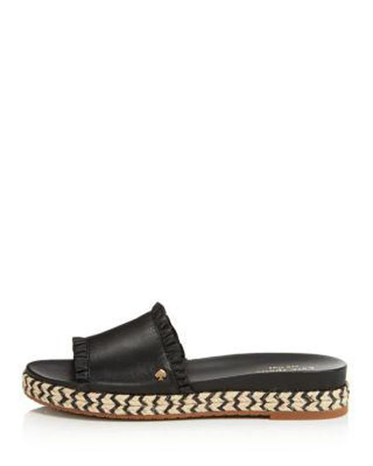 商品Kate Spade|Women's Zahara Leather Slide Sandals,价格¥574,第2张图片详细描述