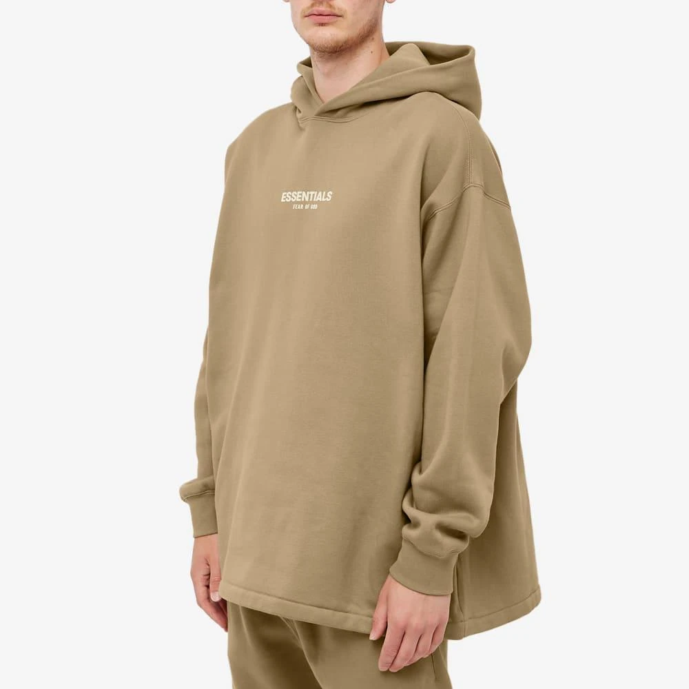 商品Essentials|Fear of God ESSENTIALS Logo Relaxed Hoody - Oak,价格¥566,第2张图片详细描述