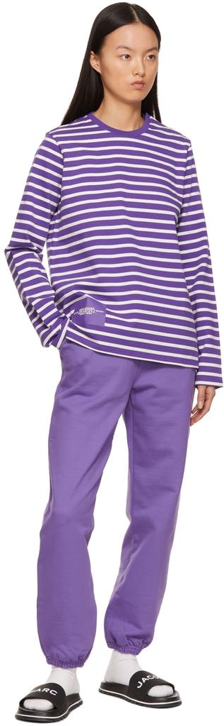 Purple & White 'The Striped T-Shirt' T-Shirt商品第4张图片规格展示