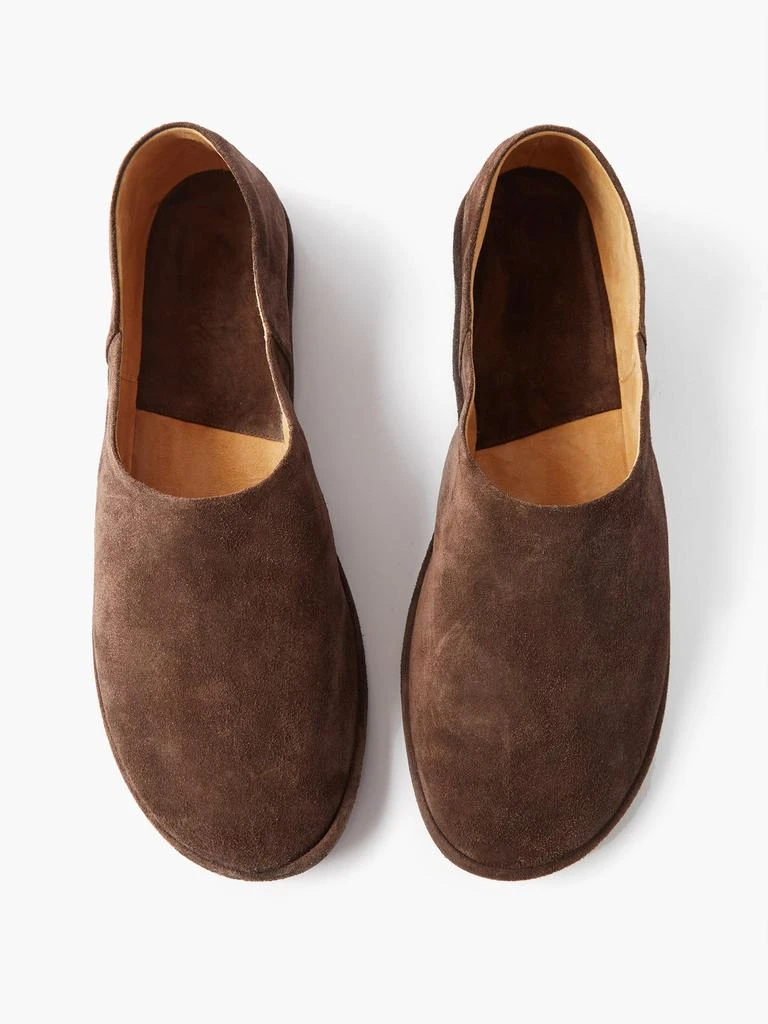 商品The Row|Canal suede slip-on shoes,价格¥4615,第3张图片详细描述