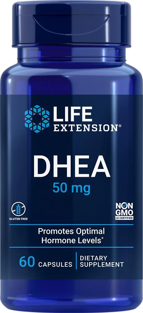 商品Life Extension|Life Extension DHEA, 60 - 50 mg (50 mg, 60 capsules),价格¥109,第1张图片