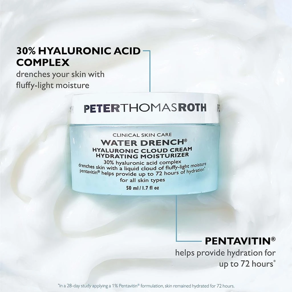 商品Peter Thomas Roth|Peter Thomas Roth Water Drench Hyaluronic Cloud Cream Hydrating Moisturizer,价格¥446,第3张图片详细描述