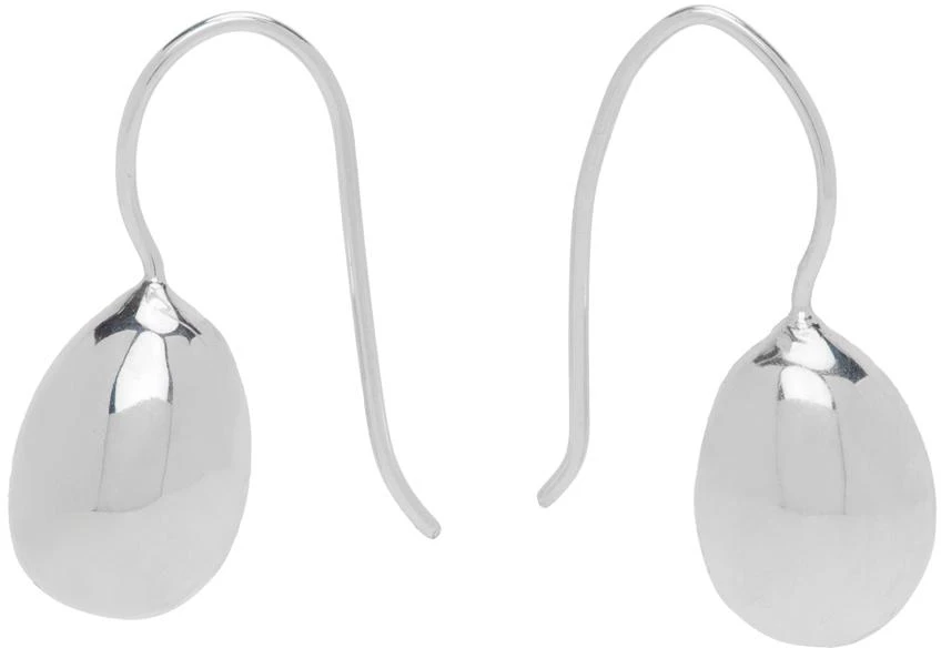 商品Sophie Buhai|Silver Petite Egg Drop Earrings,价格¥3046,第1张图片