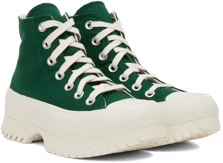 商品Converse|Green Chuck Taylor All Star Lugged 2.0 High-Top Sneakers,价格¥214,第4张图片详细描述