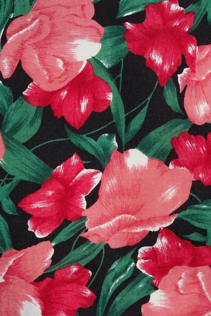 商品Re/Done|Draped floral-print woven top,价格¥2424,第4张图片详细描述