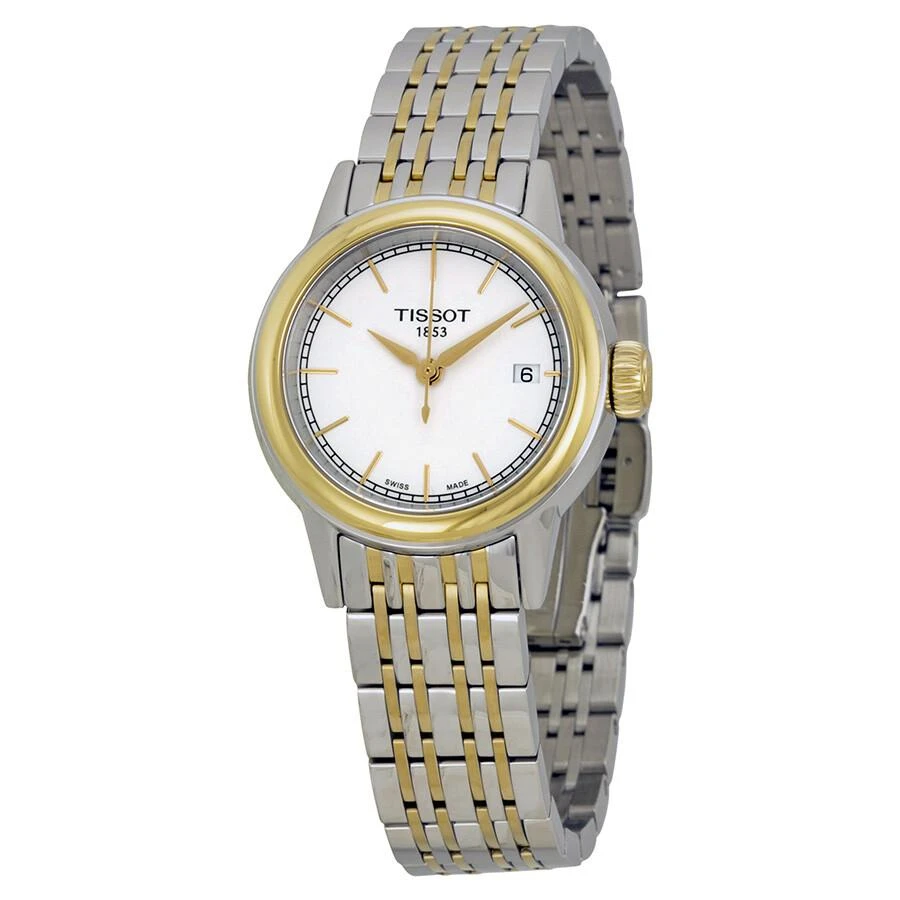 商品Tissot|Carson White Dial Two-tone Ladies Watch T0852102201100,价格¥1651,第1张图片