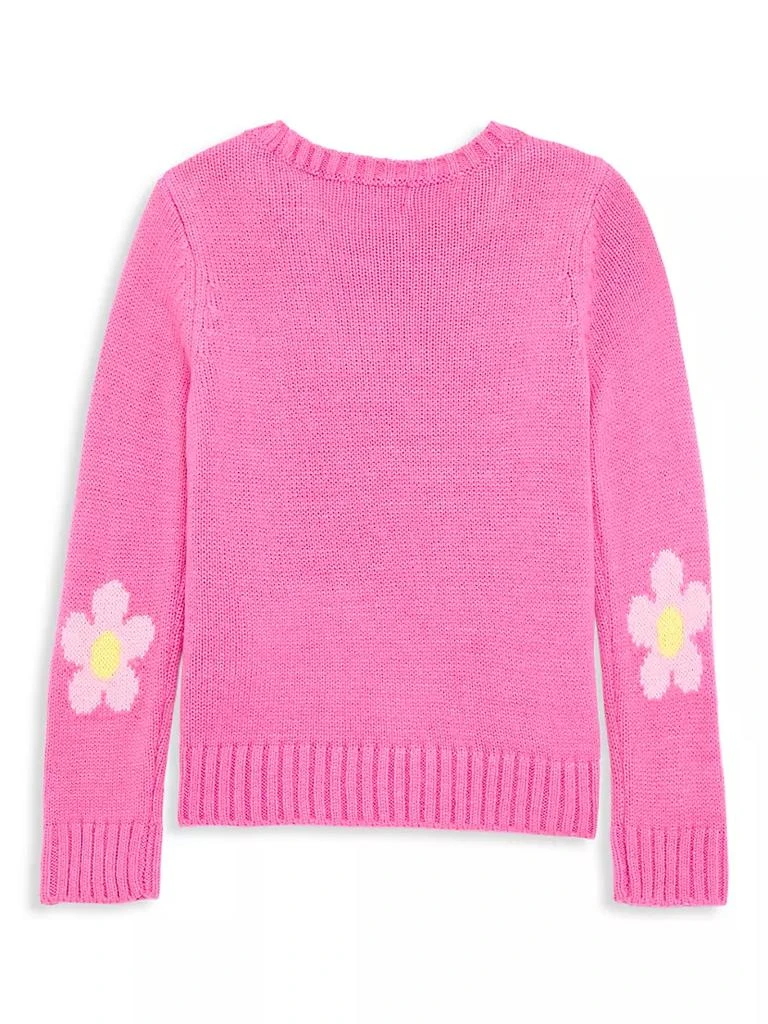 商品Design History|Little Girl's Knit Flower Sweater,价格¥372,第3张图片详细描述