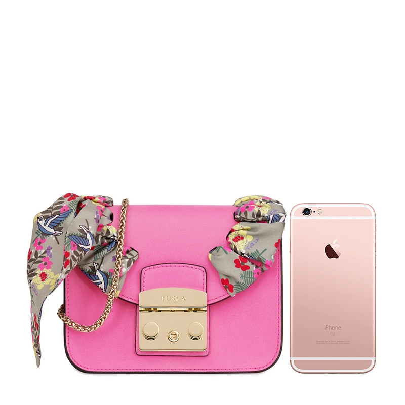 FURLA  芙拉 女士粉色单肩斜挎包 942070 商品