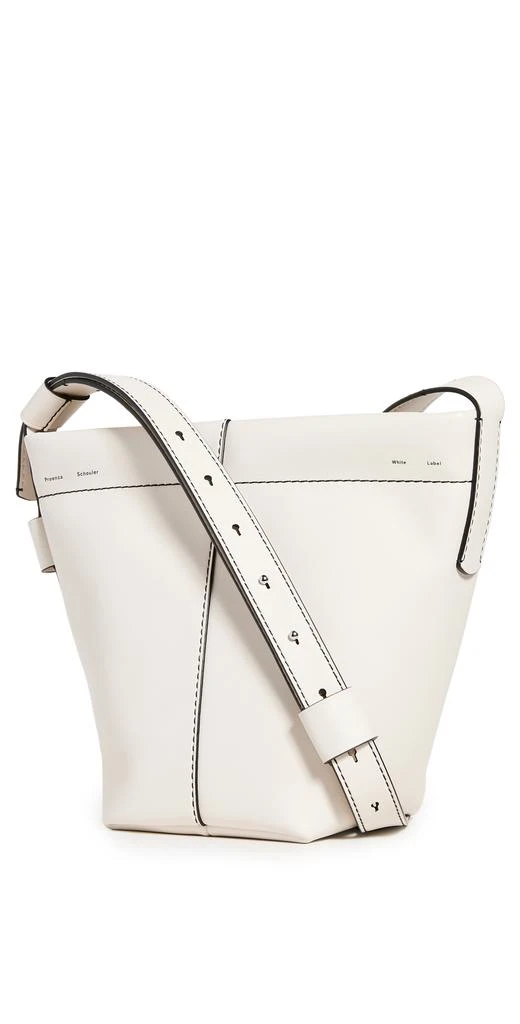 商品Proenza Schouler|Proenza Schouler White Label Barrow 皮迷你水桶包,价格¥2572,第1张图片