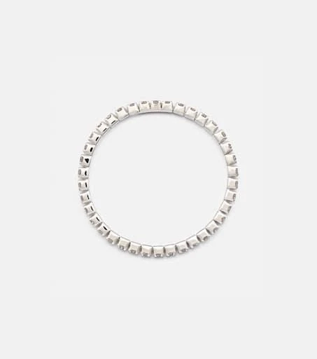 商品Shay Jewelry|Single Thread 18kt white gold ring with diamonds,价格¥11741,第4张图片详细描述