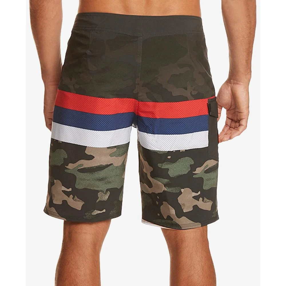 商品Quiksilver|Men's Surfsilk Hawaii Stripe Drawstring 20" Board Shorts,价格¥433,第2张图片详细描述