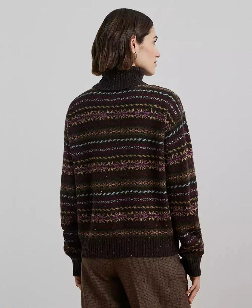 商品Ralph Lauren|Women's Fair Isle Wool-Blend Turtleneck Sweater,价格¥1983,第3张图片详细描述