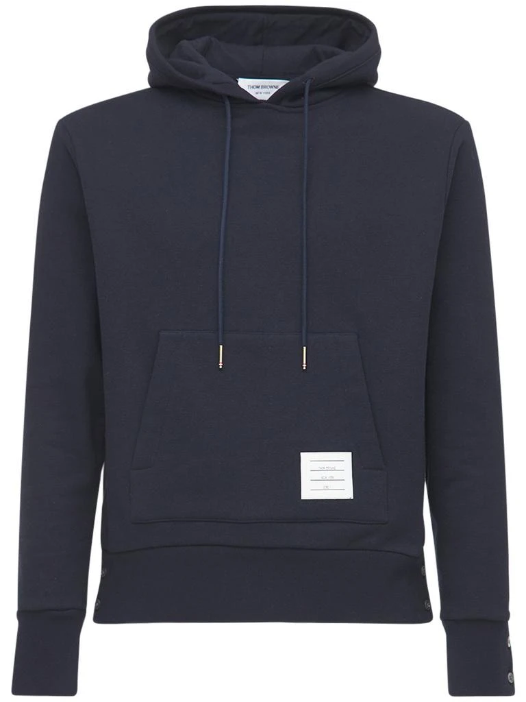 商品Thom Browne|Hooded Cotton Jersey Sweatshirt,价格¥3287,第3张图片详细描述