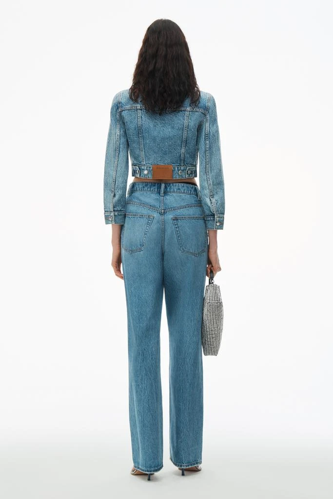商品Alexander Wang|ASYMMETRICAL BIKINI LAYER JEANS,价格¥1413,第5张图片详细描述