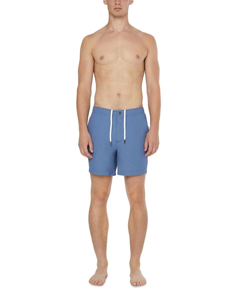 Calder Cotton & Nylon Regular Fit 6" Swim Trunks 商品