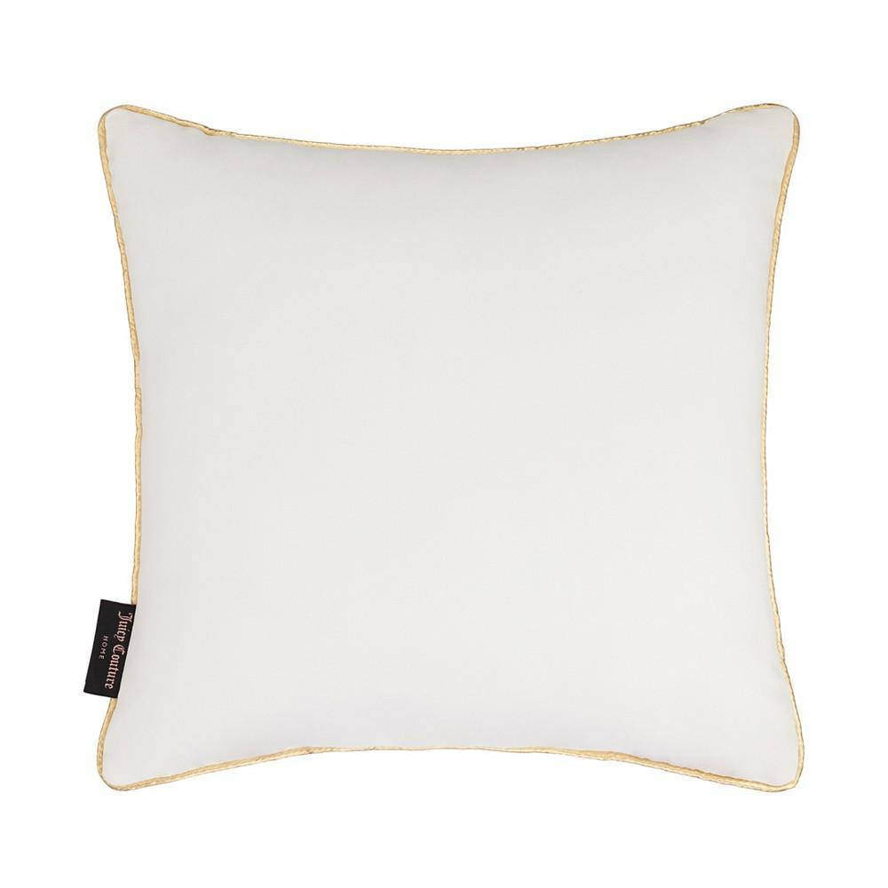 商品Juicy Couture|Royal Crown Decorative Pillow, 18" x 18",价格¥283,第4张图片详细描述