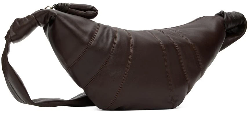 商品Lemaire|棕色小号 Croissant 单肩包,价格¥8506,第2张图片详细描述