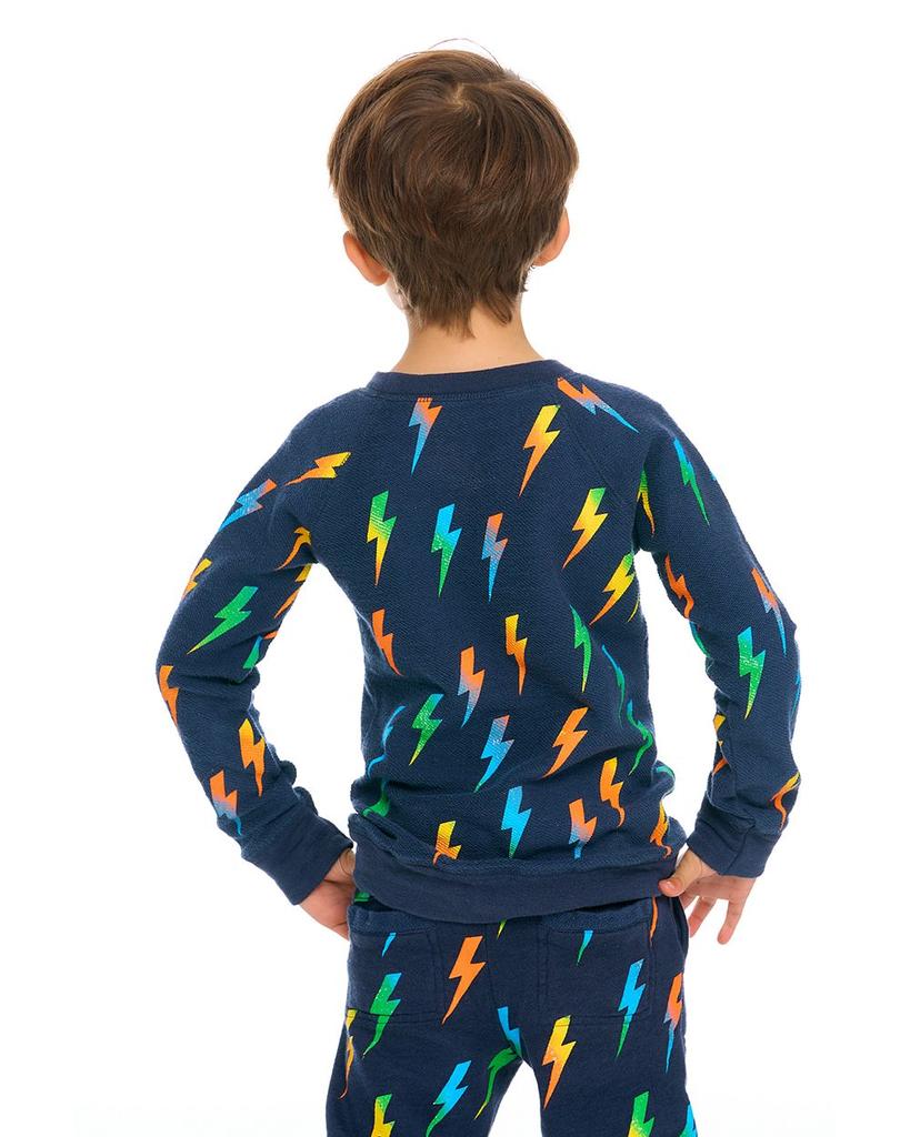 Boys' Lightning Sweatshirt - Little Kid商品第3张图片规格展示