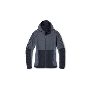 商品SmartWool|Smartwool - Womens Intraknit Merino Fleece Full Zip Hoodie - SM Black,价格¥1772,第1张图片