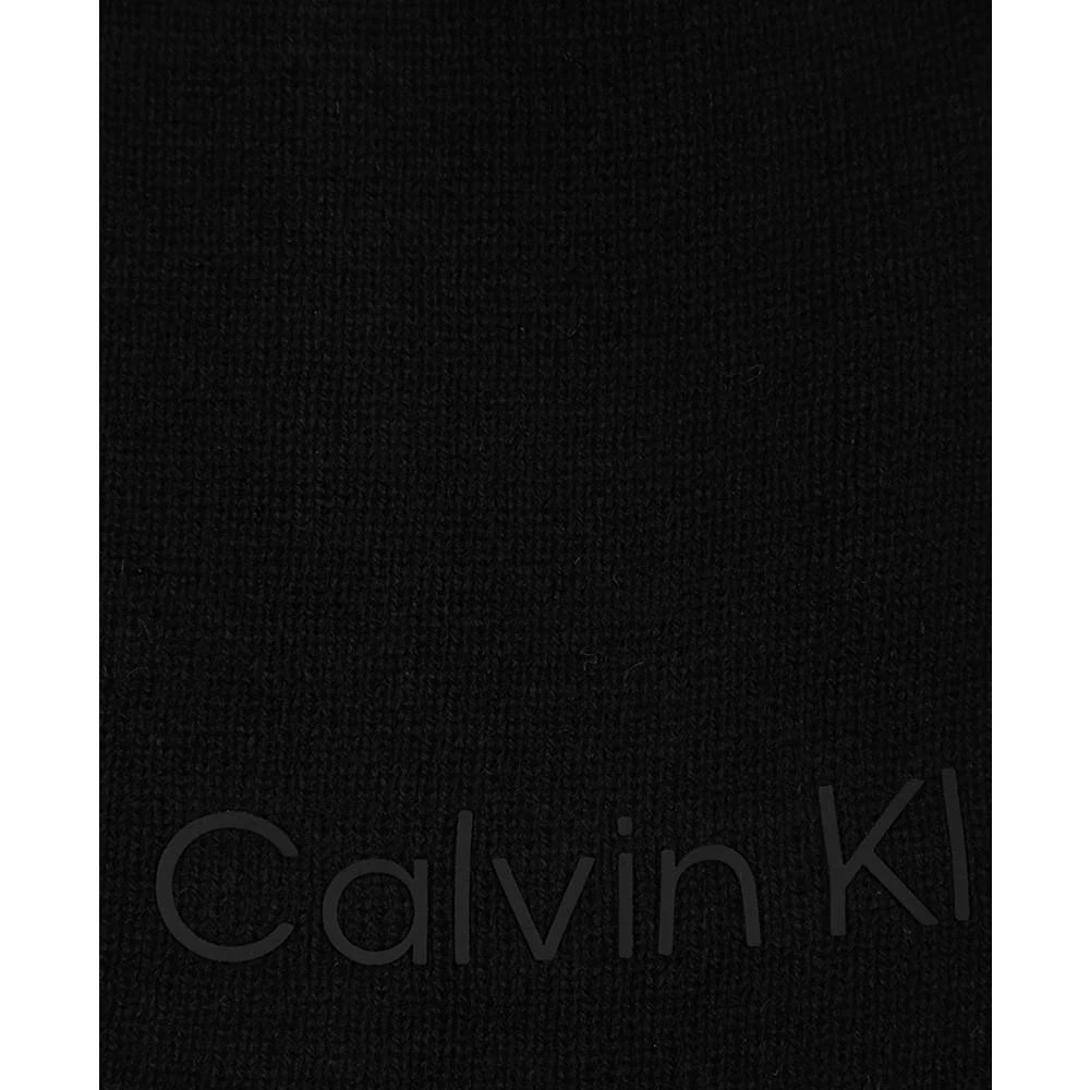 商品Calvin Klein|Men's Tweed Logo 2-In-1 Reversible Beanie,价格¥209,第2张图片详细描述