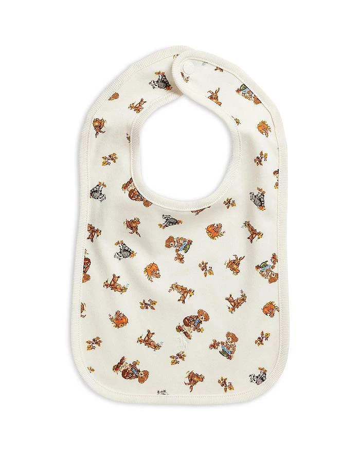 商品Ralph Lauren|Ralph Lauren Boys' Polo Bear Cotton Interlock Bib - Baby,价格¥80,第1张图片