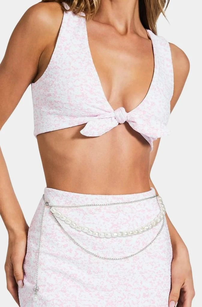 商品Devon Windsor|Adalynn Top In Powder Puff,价格¥370,第1张图片