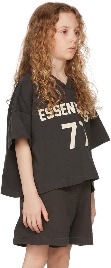 商品Essentials|Kids Black Football T-Shirt,价格¥202,第5张图片详细描述