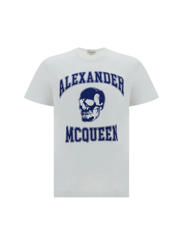 商品Alexander McQueen|Alexander McQueen Graphic-Printed Crewneck T-Shirt,价格¥2076,第1张图片详细描述