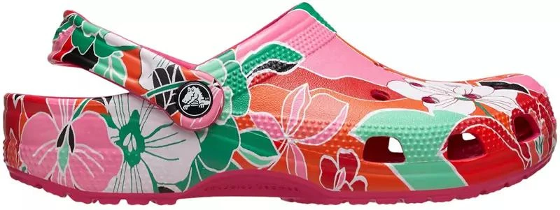 商品Crocs|Crocs Classic Tropical Flower Clogs,价格¥227,第1张图片