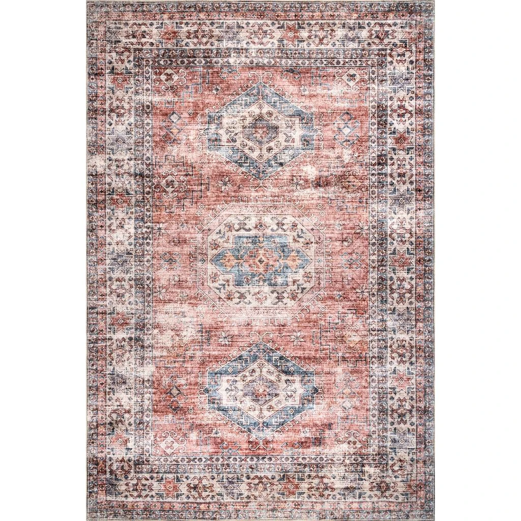 商品nuLOOM|Desna Machine Washable Faded Vintage Area Rug,价格¥224,第2张图片详细描述