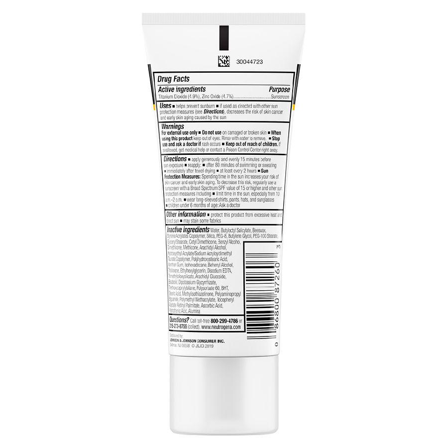 Sensitive Skin Mineral Sunscreen Lotion SPF 60+ Fragrance-Free商品第3张图片规格展示